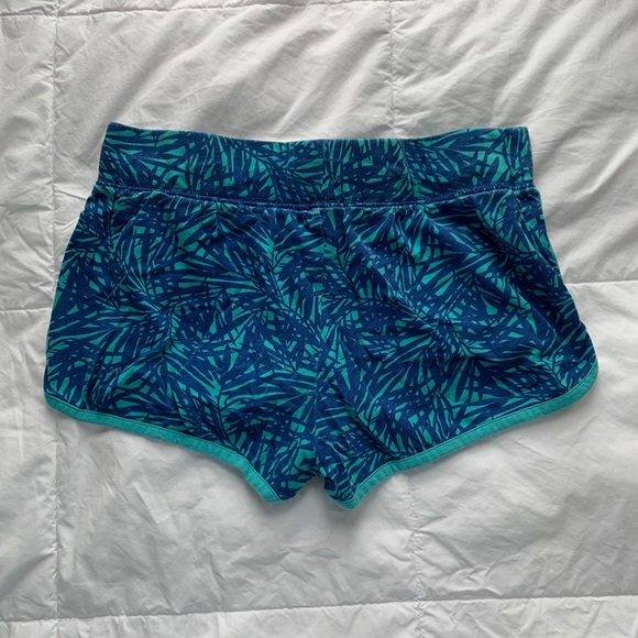 Cute Blue/Teal ‘Pyjama’ Shorts - Picture 2 of 3